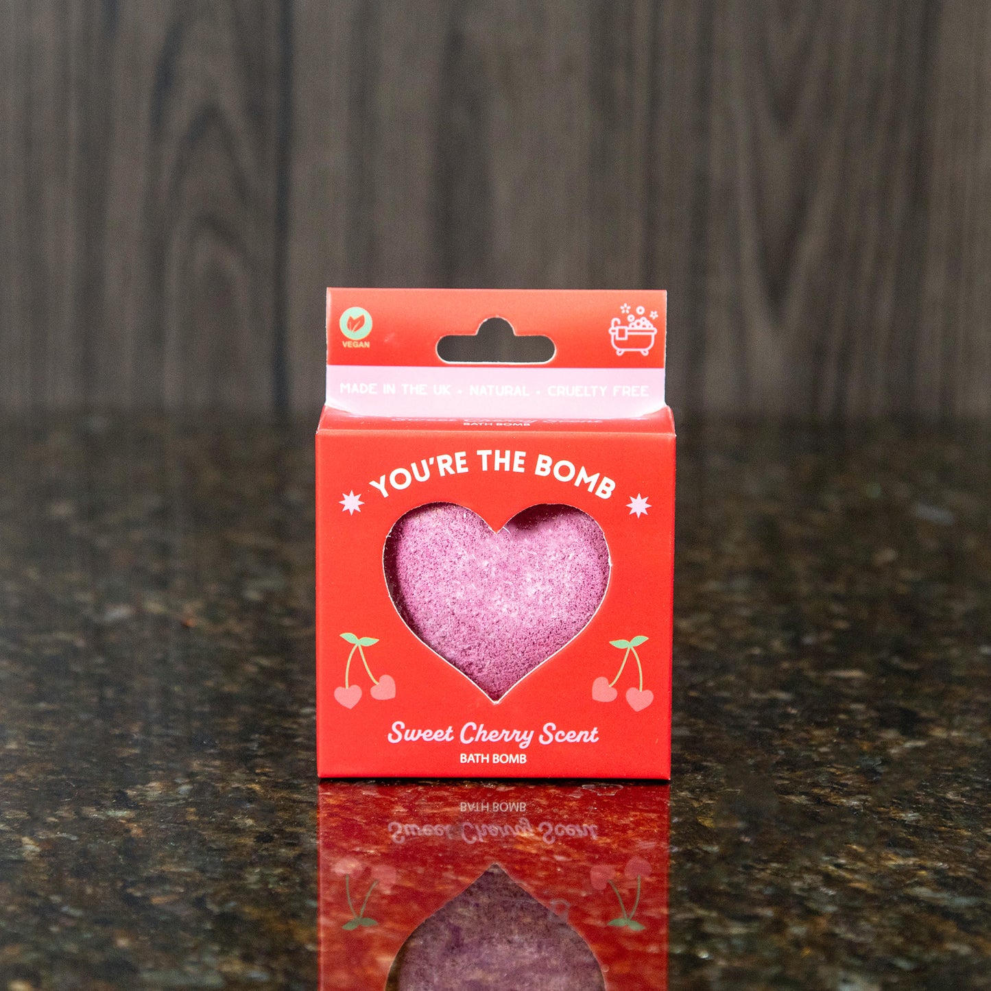 "You’re the Bomb" Sweet Cherry Scented Bath Bomb